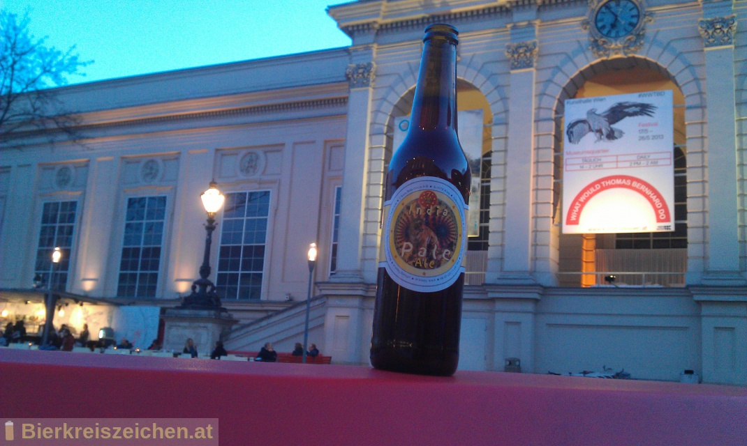 Foto eines Bieres der Marke 7Stern India Pale Ale aus der Brauerei Siebenstern Bräu