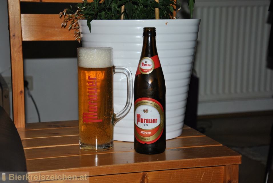 Foto eines Bieres der Marke Murauer Märzen aus der Brauerei Brauerei Murau