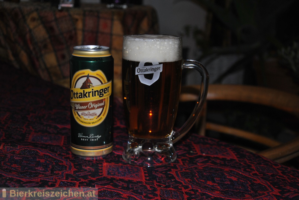Foto eines Bieres der Marke Ottakringer - Wiener Original aus der Brauerei Ottakringer Brauerei