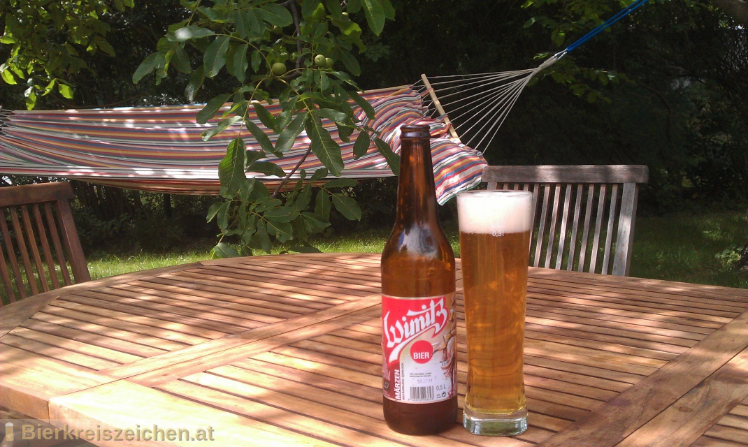 Foto eines Bieres der Marke Wimitzer Mrzen aus der Brauerei Wimitzbru