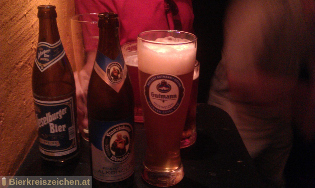 Foto eines Bieres der Marke Franziskaner Alkoholfrei aus der Brauerei Spaten-Franziskaner-Bru