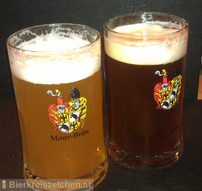 Foto eines Bieres der Marke Moarbru Helles aus der Brauerei Hofbrauerei Moarbru