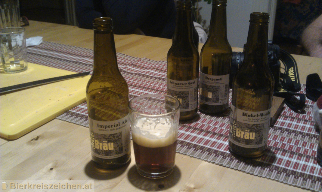 Foto eines Bieres der Marke Erzbru Imperial Ale aus der Brauerei Bruckners Erzbru