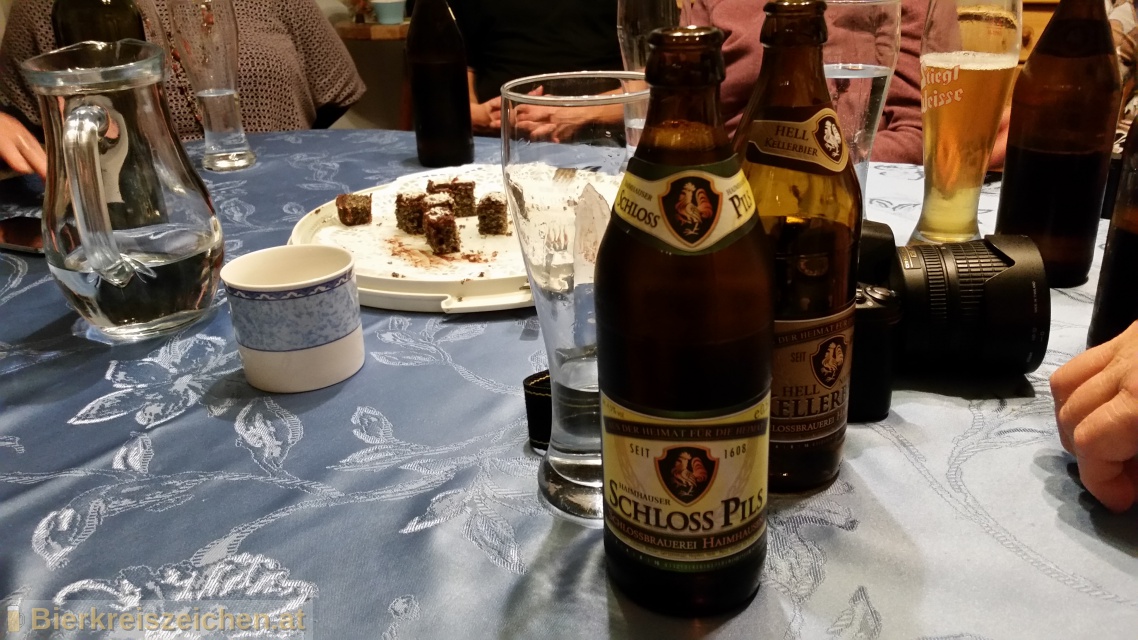 Foto eines Bieres der Marke Schloss-Pils aus der Brauerei Schlobrauerei Haimhausen