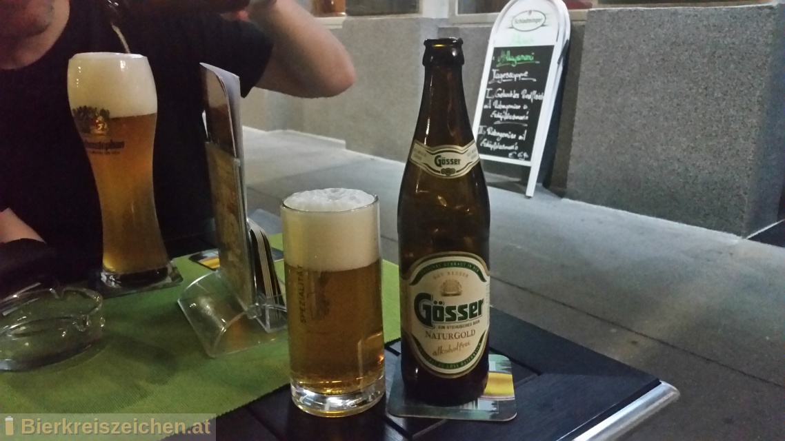 Foto eines Bieres der Marke Gsser NaturGold aus der Brauerei Brauerei Gss
