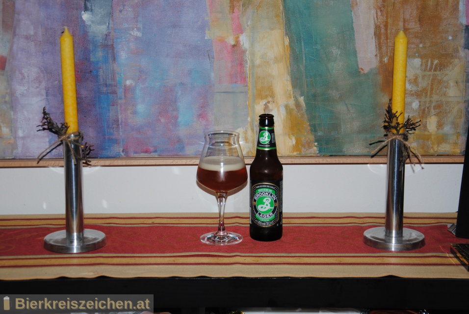 Foto eines Bieres der Marke Brooklyn Lager aus der Brauerei Brooklyn Brewery