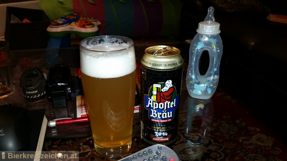 Foto eines Bieres der Marke Apostel Bru aus der Brauerei Privatbrauerei Eichbaum