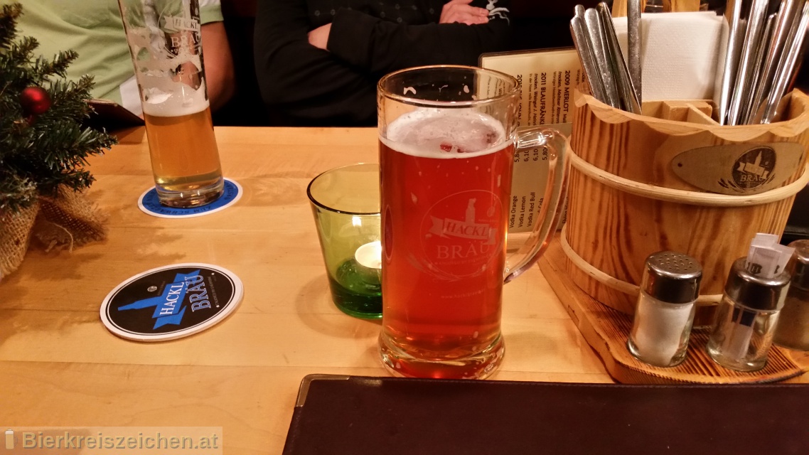 Foto eines Bieres der Marke Hackl Bru - Mrzen aus der Brauerei Hackl Bru