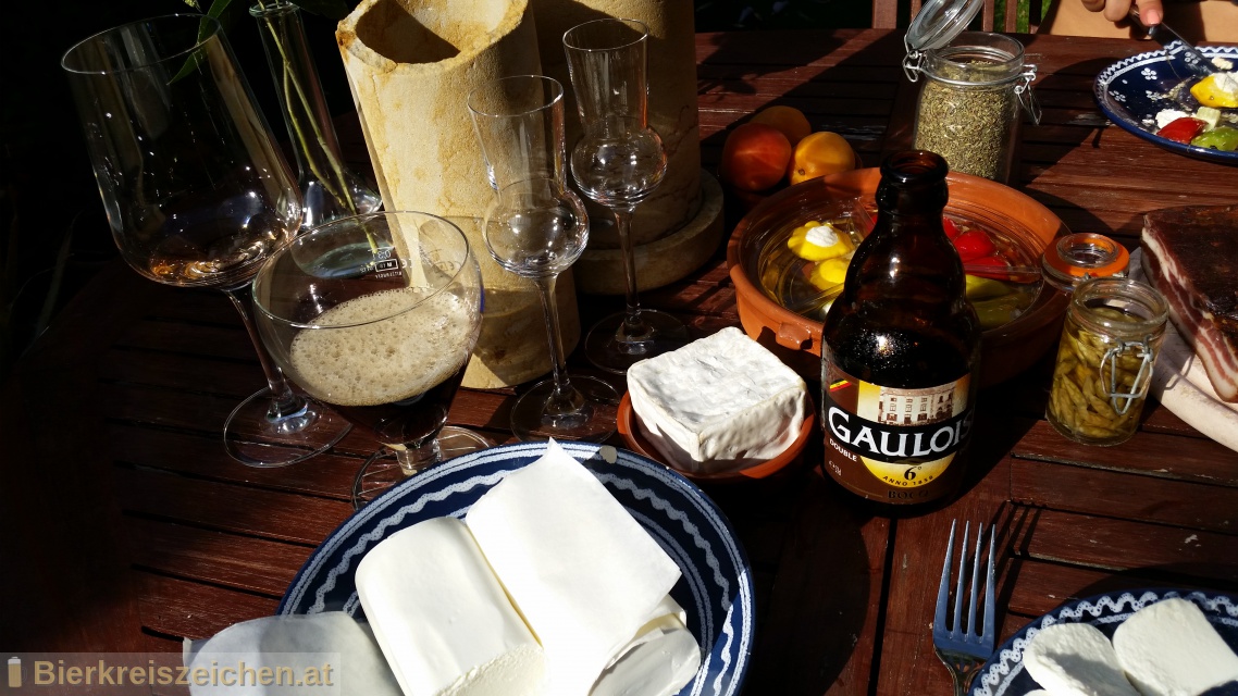 Foto eines Bieres der Marke Gauloise Dubble 6 aus der Brauerei Brasserie du Bocq