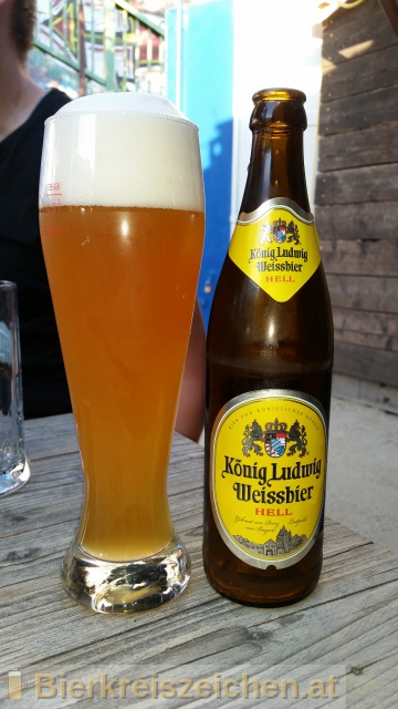 Foto eines Bieres der Marke Knig Ludwig Weissbier Hell aus der Brauerei Knig Ludwig Schlossbrauerei Kaltenberg