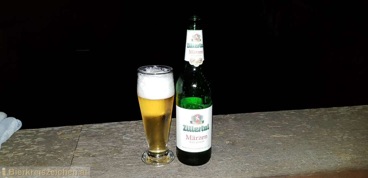 Foto eines Bieres der Marke Zillertal Mrzen aus der Brauerei Zillertal Bier