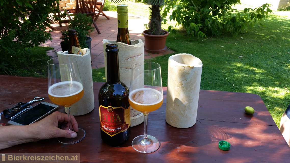 Foto eines Bieres der Marke Caldarrosta (Alle Castagne) aus der Brauerei Birra dell'Elba