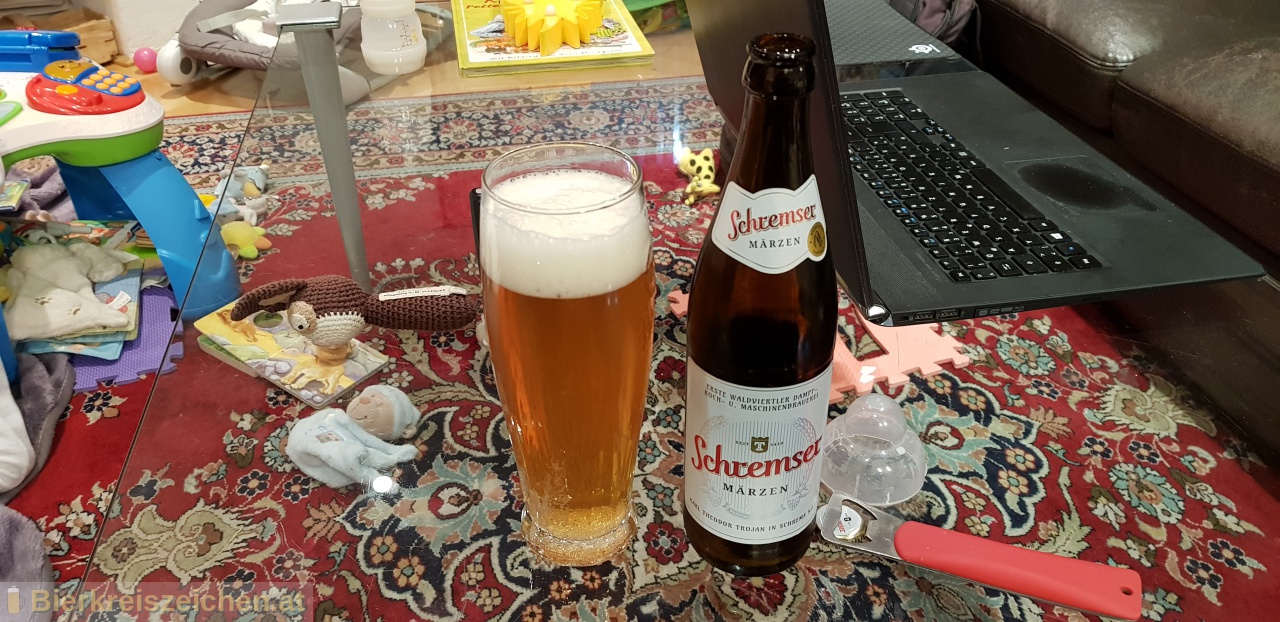 Foto eines Bieres der Marke Schremser Mrzen aus der Brauerei Brauerei Schrems