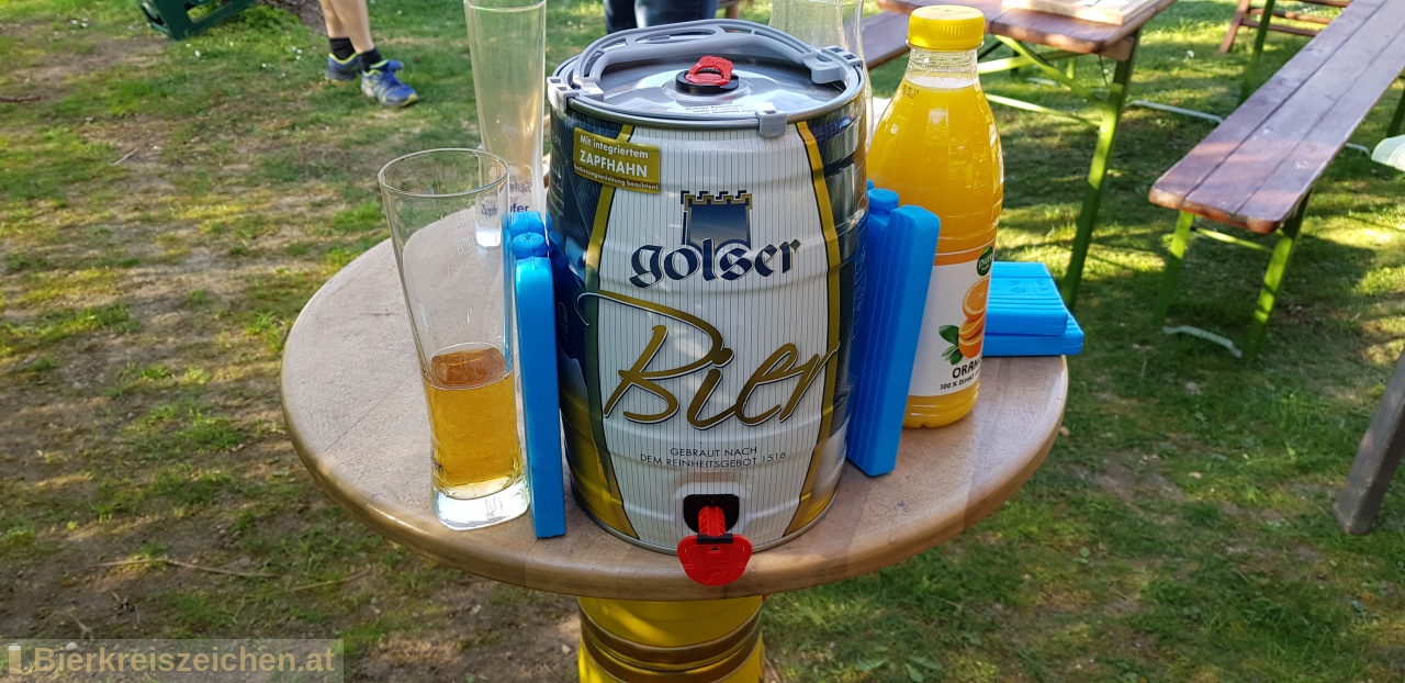 Foto eines Bieres der Marke Golser Helles aus der Brauerei Pannonia Brauerei Gols