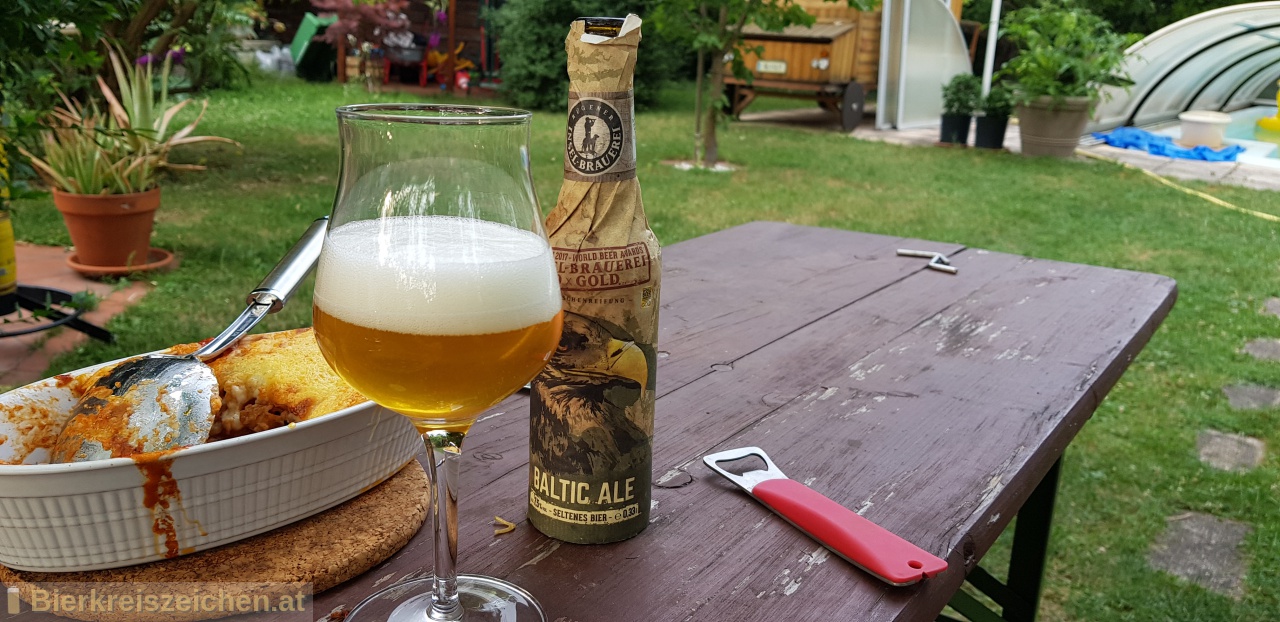 Foto eines Bieres der Marke Baltic Ale aus der Brauerei Rgener Insel Brauerei