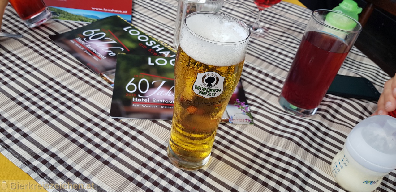 Foto eines Bieres der Marke Mohren Spezial aus der Brauerei Mohrenbrauerei