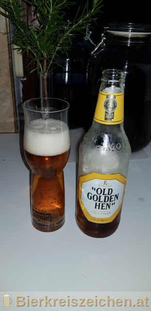 Foto eines Bieres der Marke Morland - Old Golden Hen aus der Brauerei Greene King
