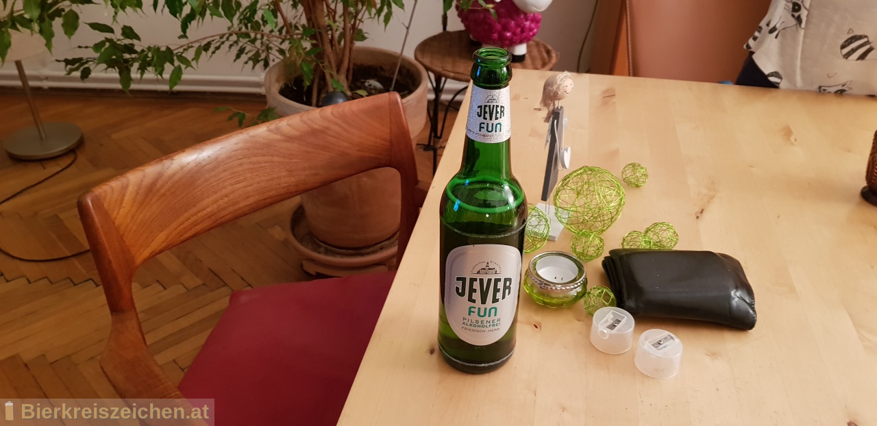 Foto eines Bieres der Marke Jever Fun aus der Brauerei Jever