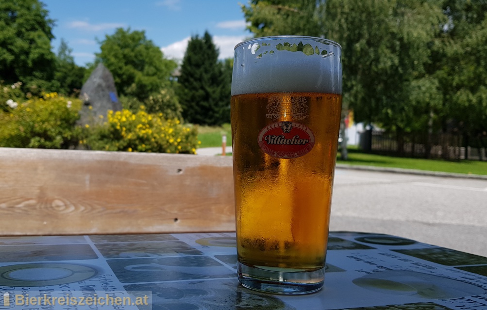 Foto eines Bieres der Marke Villacher Mrzen aus der Brauerei Villacher Brauerei