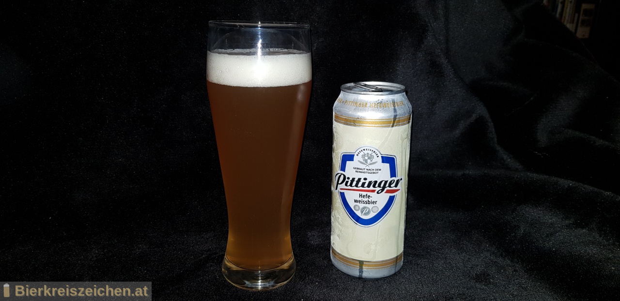 Foto eines Bieres der Marke Pittinger Hefeweissbier aus der Brauerei Spar