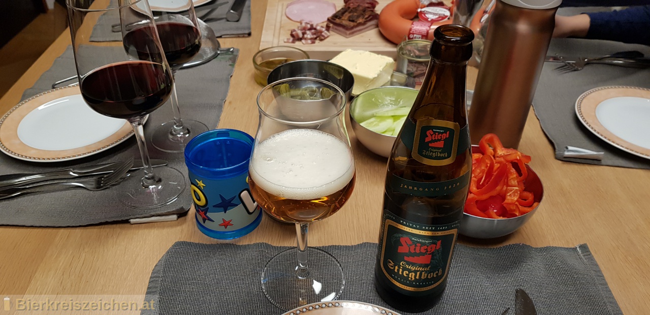 Foto eines Bieres der Marke Original Stieglbock aus der Brauerei Stieglbrauerei