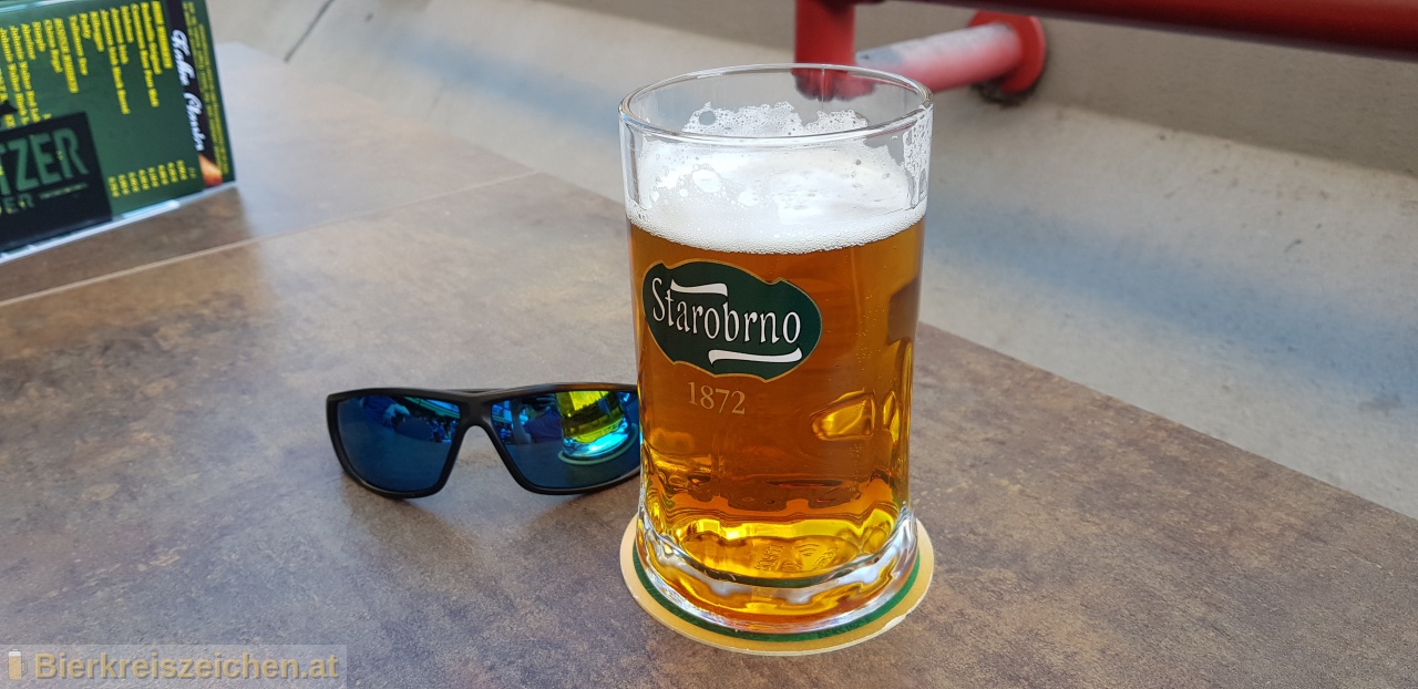 Foto eines Bieres der Marke Starobrno Řezk (Premium Lager) / Pivovar Starobrno aus der Brauerei Pivovar Starobrno