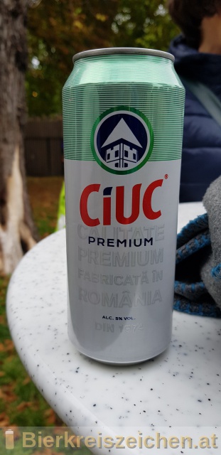 Foto eines Bieres der Marke Ciuc Premium aus der Brauerei Heineken Romania