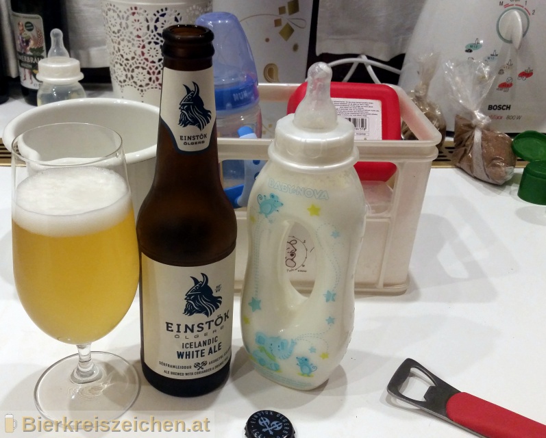 Foto eines Bieres der Marke Icelandic White Ale aus der Brauerei Einstök Ölgerð