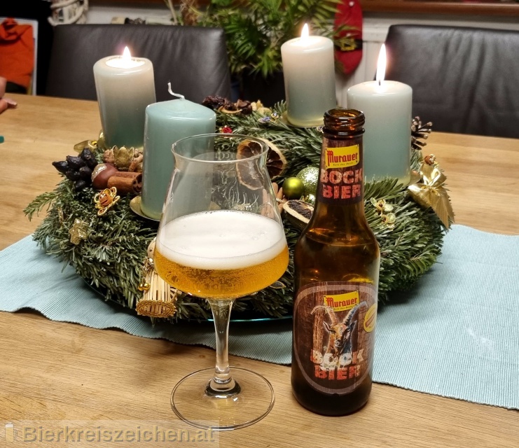 Foto eines Bieres der Marke Murauer Bock Bier - Bock Beat aus der Brauerei Brauerei Murau