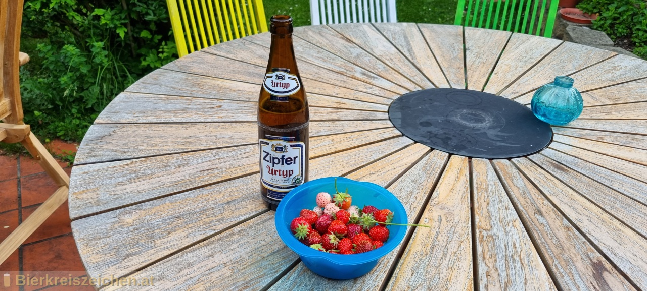 Foto eines Bieres der Marke Zipfer Urtyp aus der Brauerei Brauerei Zipf