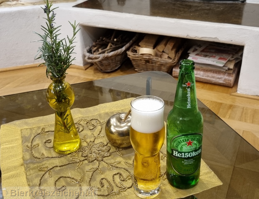 Foto eines Bieres der Marke Heineken Premium Lager aus der Brauerei Heineken