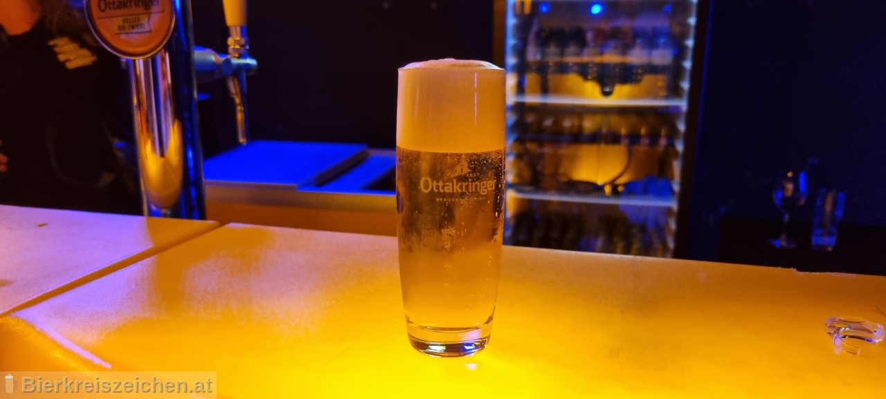 Foto eines Bieres der Marke Ottakringer Helles aus der Brauerei Ottakringer Brauerei