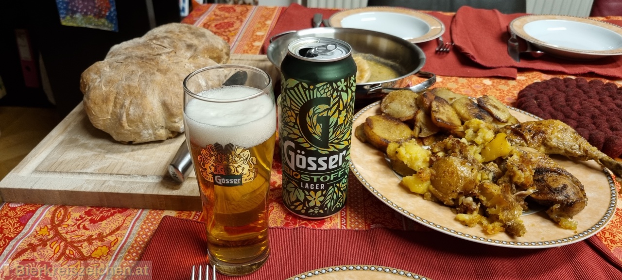 Foto eines Bieres der Marke Gsser Biostoff aus der Brauerei Brauerei Gss