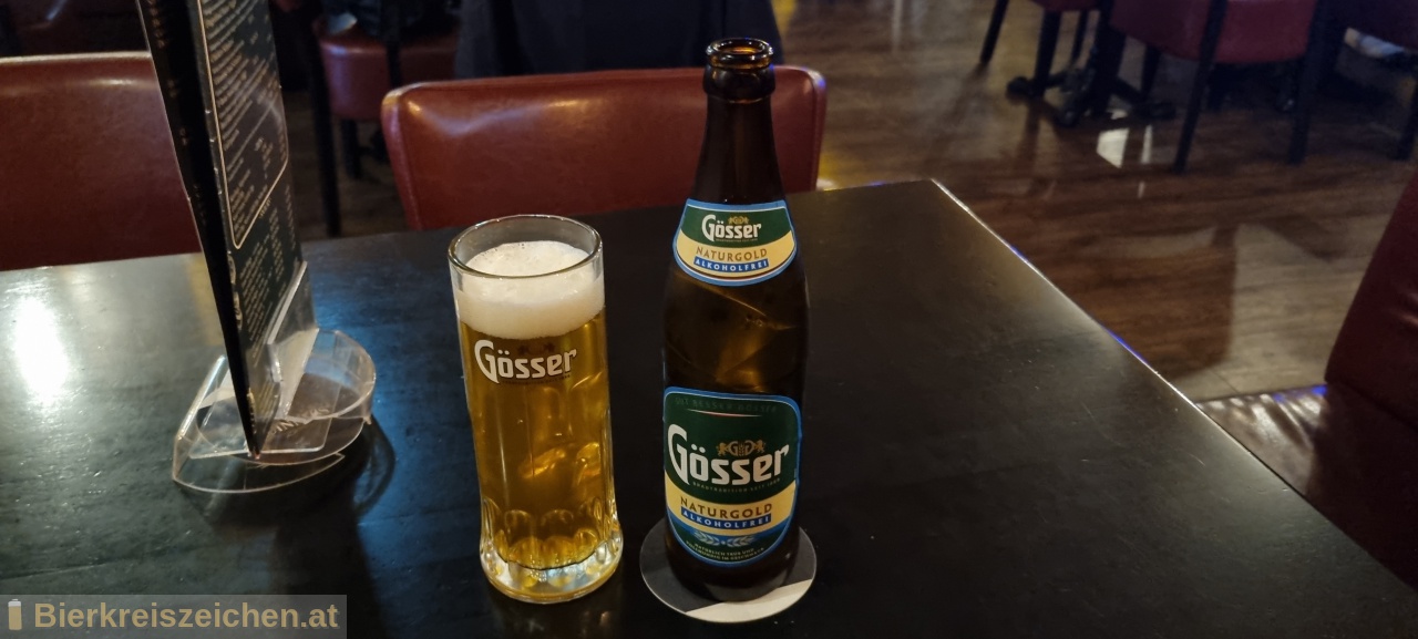 Foto eines Bieres der Marke Gsser NaturGold aus der Brauerei Brauerei Gss