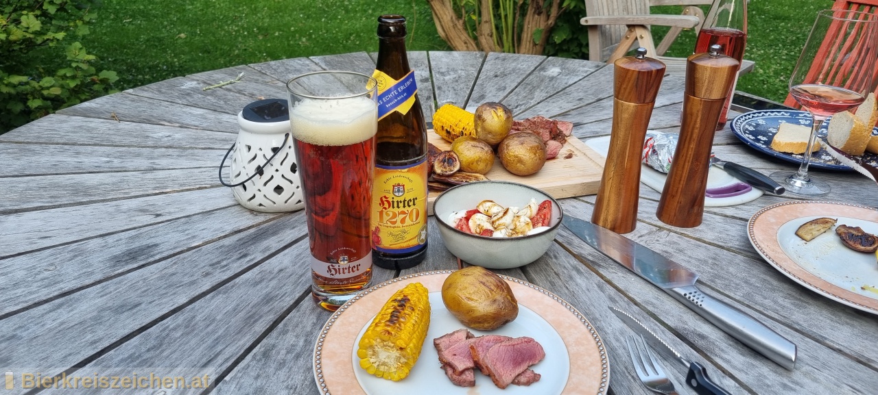 Foto eines Bieres der Marke Hirter 1270 aus der Brauerei Brauerei Hirt
