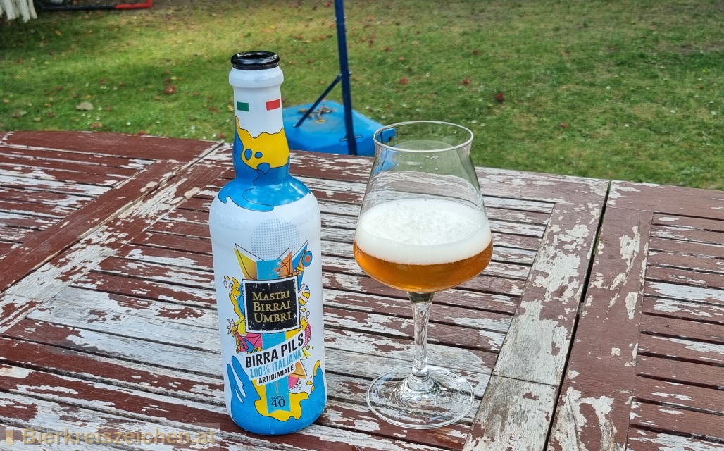 Foto eines Bieres der Marke Cotta 40 aus der Brauerei Mastri Birrai Umbri