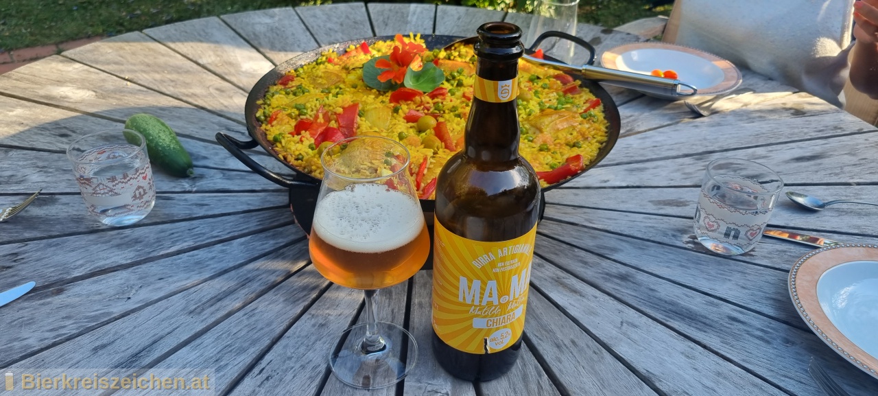 Foto eines Bieres der Marke Birra Ma.Ma. Chiara aus der Brauerei Birrificio Artigianale Flea
