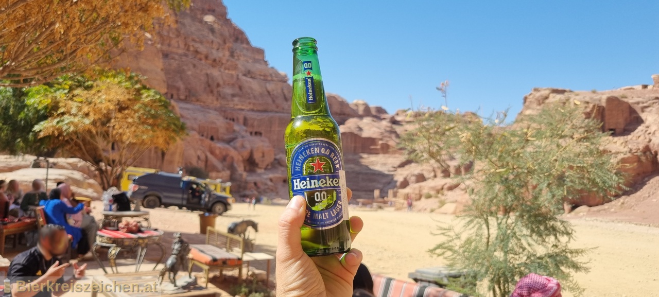 Foto eines Bieres der Marke Heineken 0,0 aus der Brauerei Heineken