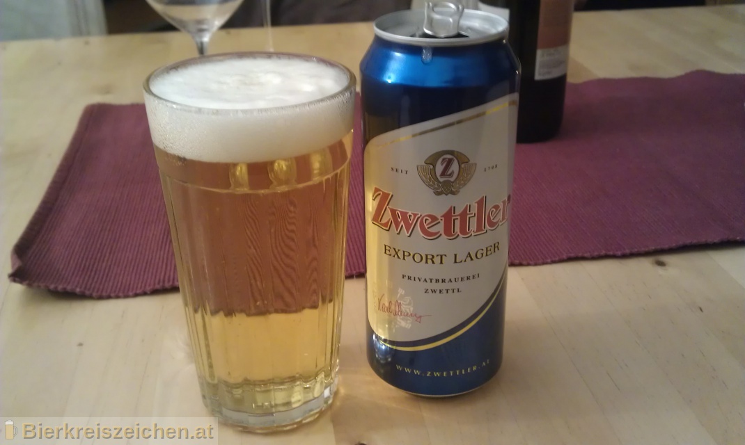 Privatbrauerei Zwettl Zwettler Export Lager (Bild 82