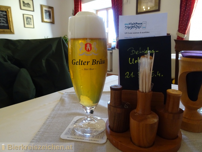 Foto eines Bieres der Marke Motl naturtrb - Helles aus der Brauerei Gelter Bru