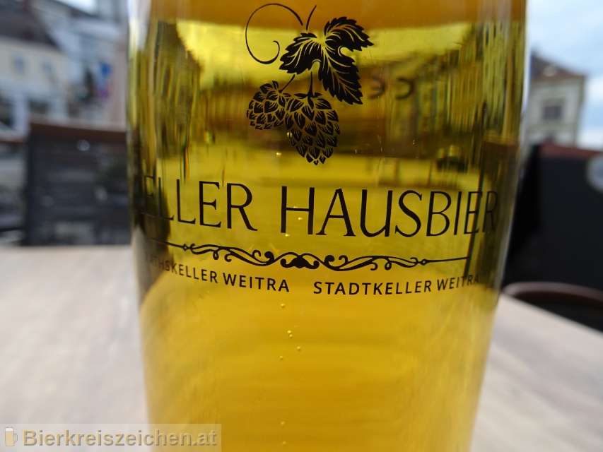 Foto eines Bieres der Marke Keller Hausbier aus der Brauerei Bierwerkstatt Weitra