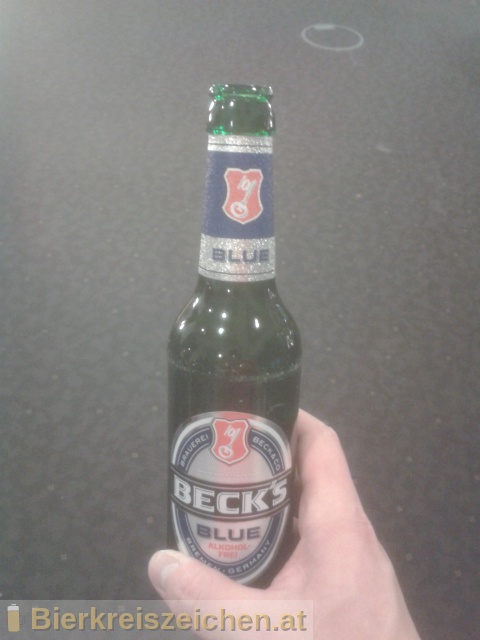 Foto eines Bieres der Marke Beck's Blue aus der Brauerei Brauerei Beck