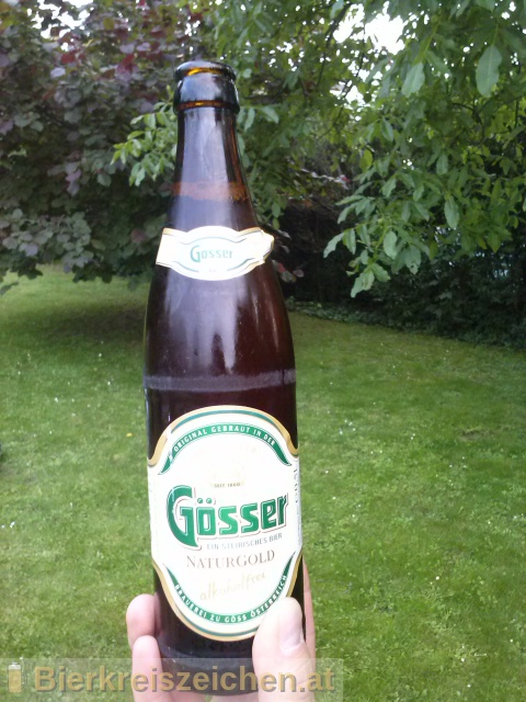 Foto eines Bieres der Marke Gsser NaturGold aus der Brauerei Brauerei Gss