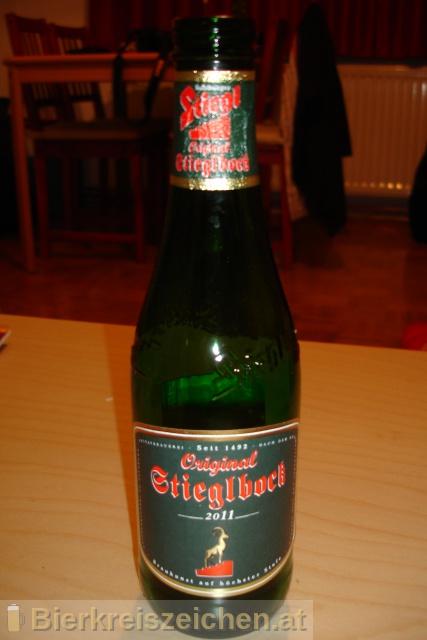 Foto eines Bieres der Marke Original Stieglbock aus der Brauerei Stieglbrauerei
