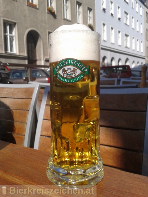 Foto eines Bieres der Marke Grieskirchner Pils aus der Brauerei Brauerei Grieskirchen