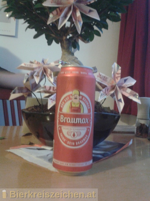 Foto eines Bieres der Marke BrauMax Premium Schankbier aus der Brauerei Privatbrauerei Egger