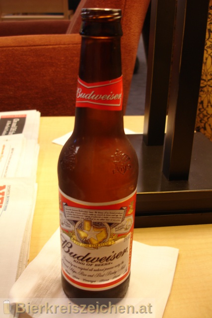 Foto eines Bieres der Marke Anheuser-Busch - Budweiser / Bud aus der Brauerei Anheuser-Busch