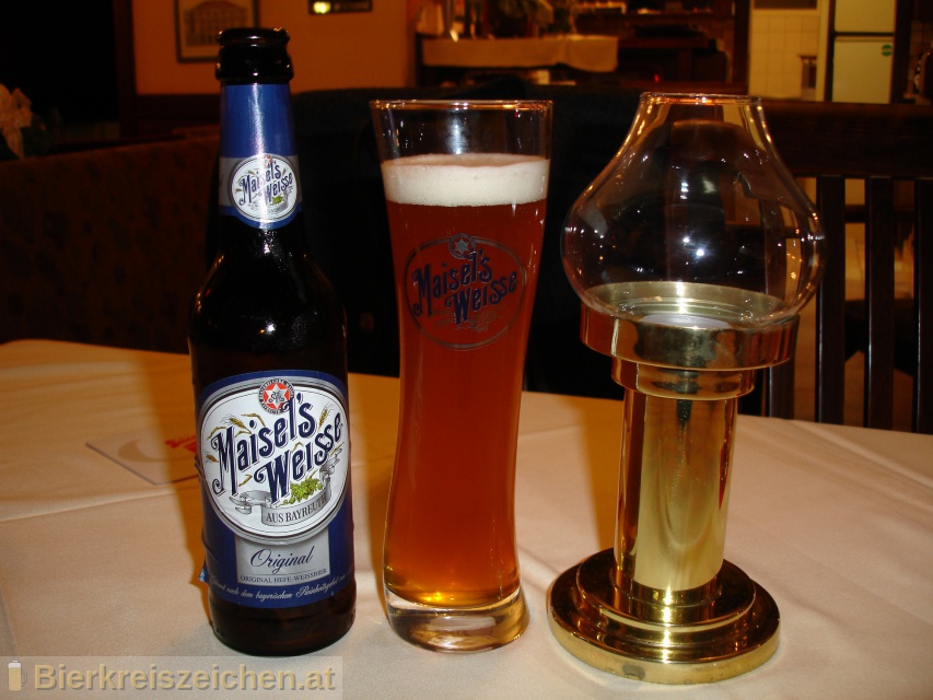 Foto eines Bieres der Marke Maisels Weisse Original aus der Brauerei Brauerei Gebr. Maisel