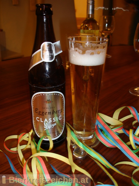 Foto eines Bieres der Marke Classic Märzen aus der Brauerei Schloss Eggenberg