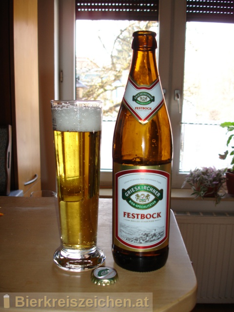 Foto eines Bieres der Marke Grieskirchner Festbock aus der Brauerei Brauerei Grieskirchen
